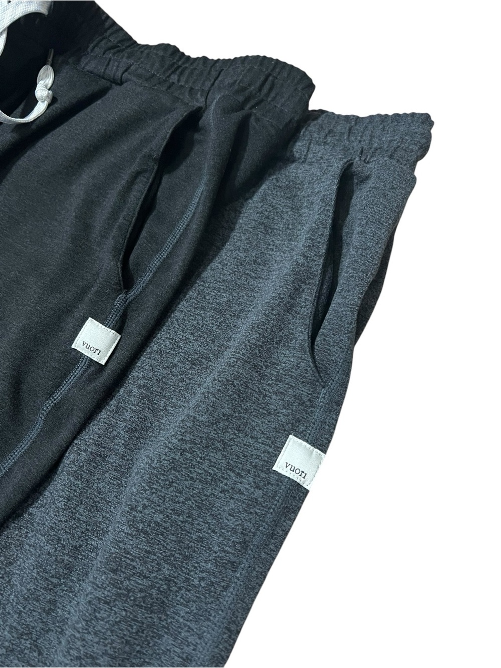 Vuori Performance Joggers Medium Gray Black Dream Knit Lot of 2 VW303 Athleisure - Picture 2 of 11